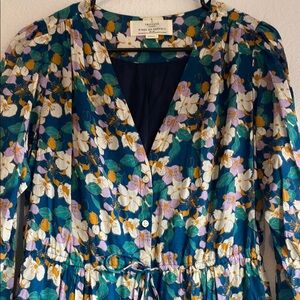 Trovata Birds of Paradis Ainsley B Floral Dress, size small